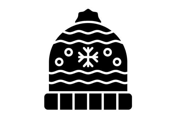 Knit Hat Glyph Icon: A Cozy Addition to Your Design Toolkit