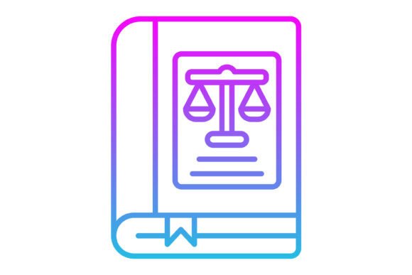 Law Line Gradient Icon: Elevate Your Design Assets