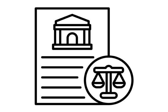 Legal Outline Icon: The Perfect Design Asset for Professional Clarity