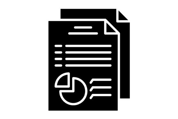 Market Research Glyph Icon: A Visual Asset for Data-Driven Design