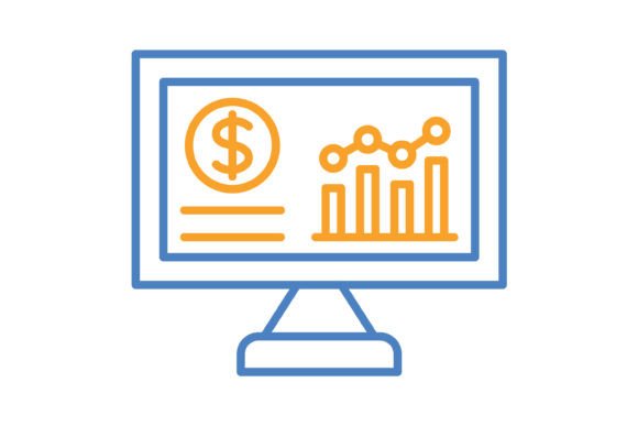 Modernize Your Data with the Analytics Blue & Orange Line Icon Set