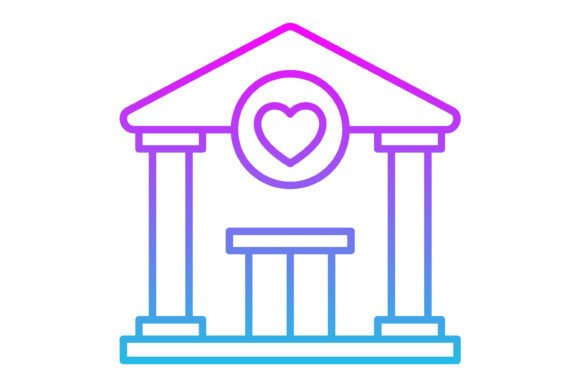 Non Profit Organization Gradient Icon: A Modern Visual Asset