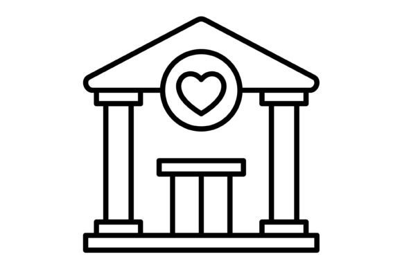 Non Profit Organization Outline Icon: A Modern Symbol for Your Mission