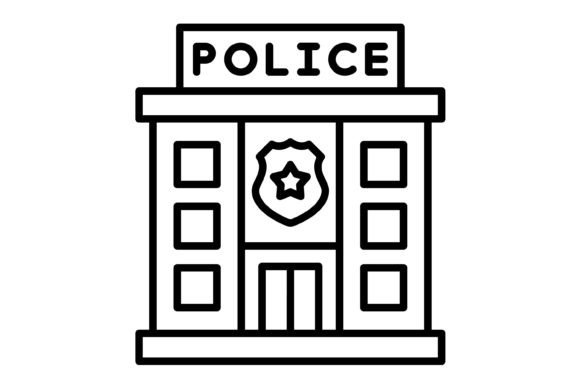 Police Station Outline Icon: A Guide for Modern Designers