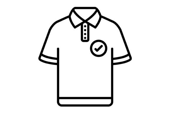 Polo Shirt Outline Icon: A Versatile Design Asset for Modern Projects