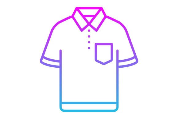 Shirt Line Gradient Icon: Elevate Your Visual Branding