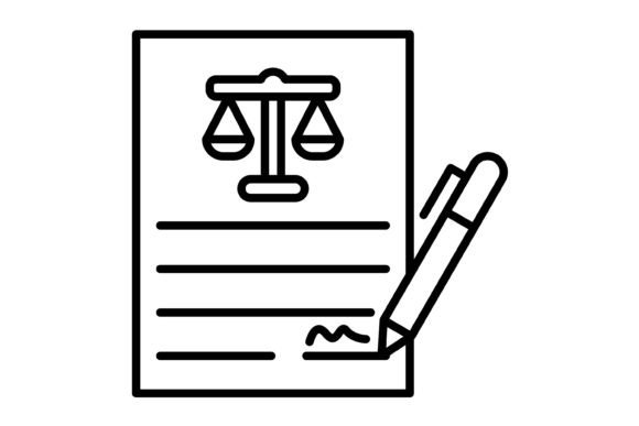 Streamline Your Visuals with the Contract Outline Icon