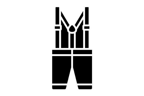 Suspenders Glyph Icon: A Smart Choice for Modern Branding