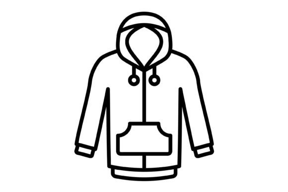 Using the Hoodie Outline Icon in Modern Design