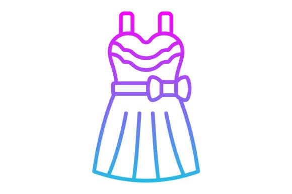 Wedding Dress Line Gradient Icon: A Designer's Guide
