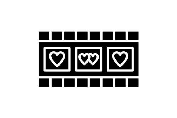 Wedding Video Glyph Icon: A Practical Design Asset